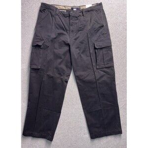 Sonoma Goods For Life Men's Cargo Pants - 40x30 - Gray/Black- 100% Cotton NWT